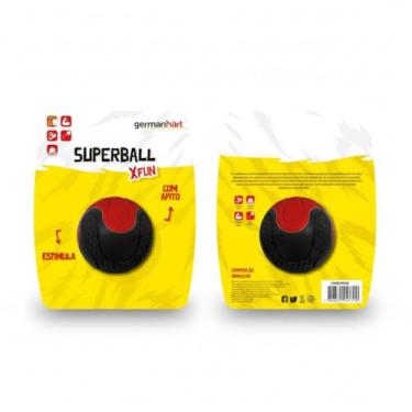 Imagem de Bola Flutuante G Dual Color (Dupla Cor) Com Apito Para Cães Grandes