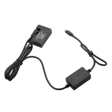 Imagem de Kit de Bateria Falsa Energia USB Ack-E10 DR-E10 com Conversor USB-C Cordo Substituto Adaptador AC LP-E10 Compatível Câme