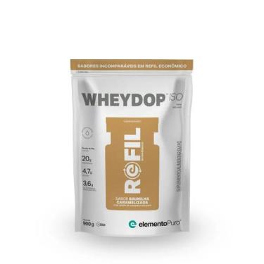 Imagem de Whey Protein WheyDop Iso Refil 900g - Elemento Puro, Baunilha Carameli