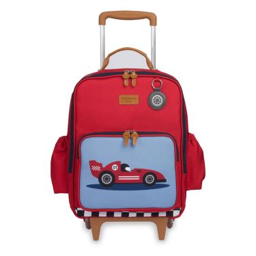Imagem de Mochila de Rodinhas Kids Carros - Vermelho - Masterbag
