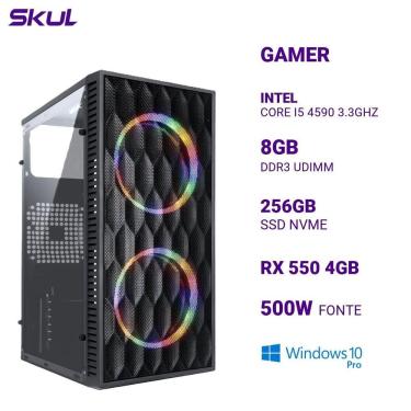 Imagem de Computador 5000 Core I5 4590 3.3ghz 8gb Ddr3 Ssd 256gb Nvme Rx 550 4gb Fonte 500w Windows 10 Pro