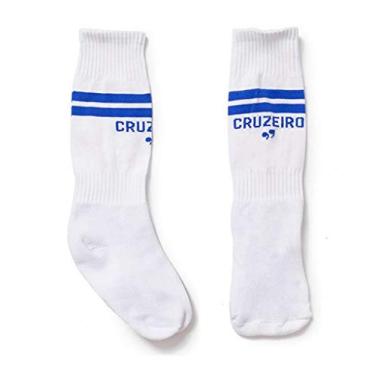 Imagem de Meião Infantil Campo Cruzeiro Branco Oficial