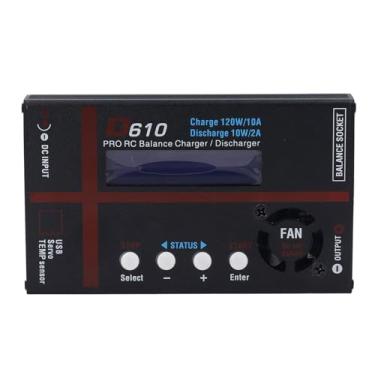 Imagem de Ymiko Carregador de Equilíbrio Inteligente 120W 10A para RC Life LiHV Li Ion 1 6S e Baterias NiMH NiCD 1 15S Com Função de Descarga para Drone, Carro, Barco