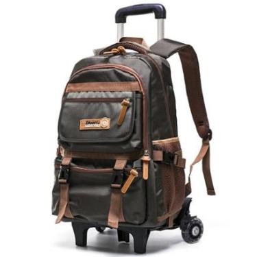 Imagem de Mochila com Duas Rodinhas e Compartimento para Notebook-Unissex