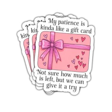 Imagem de 3 peças My Patience is Basically Like a Gift Card Sticker Funny Moody Raccoon Patience Gift for Coworkers We Can Give It a Try Adesivos Decalque Guaxinim para Laptop Garrafa Caixa de Ferramentas