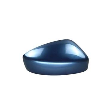 Imagem de Tampa do espelho retrovisor lateral do carro, tampa da asa da porta, compatível com mazda cx5 CX-5 2017 2018 2019(Right blue)