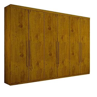 Imagem de Roupeiro Sonata 6 Portas Plus Cedro Sallêto Móveis