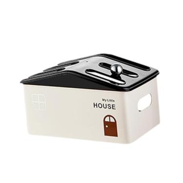 Imagem de Ｂｅｓｇａ Caixa Organizadora para Roteador, Organizador de Mesa, Régua de Energia Multifuncional Criativa com Ventilação, Gerenciamento de Cabos para Sala de Es, Camada única