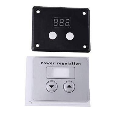 Imagem de Hyuduo Controlador SCR, Interruptor Dimmer, Regulador de Tensão Digital 10000W SCR, Controle de Velocidade, Termostato Dimmer AC 220V 80A Com Grande Dissipador de Calor, Retificador Controlado de