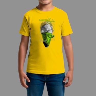 Imagem de Camisetas Infatil Básica Casual Confortável Manga Curta Gola Redonda B