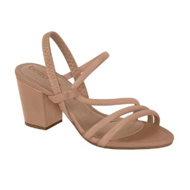 Imagem de Sandalia Beira Rio Salto Bloco Ref 8280.686.21191 Nude 035