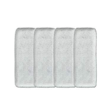 Imagem de Conjunto De Travessas Retangulares Médias Porto Brasil Branco