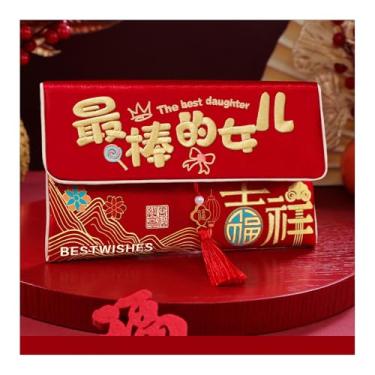 Imagem de Chinese New Year Red Envelopes Best Daughter, 2026 Hong Bao, Asia Lucky Money Gift Envelopes for Chinese Lunar Year Spring Festival for Daughter
