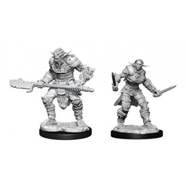 Imagem de Miniaturas Maravilhosas de Barbarian e Rogue Nozurs, da Bugbear D&D, miniaturas sem pintura WizKids