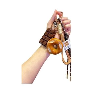 Imagem de Chaveiro Criativo De Corda Trançada Com Laço, Antiperda, Decoração Par