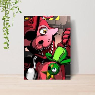 Imagem de Quadro Five Nights at Freddy s FNAF A4  Placa MDF 08 - Lomi Art
