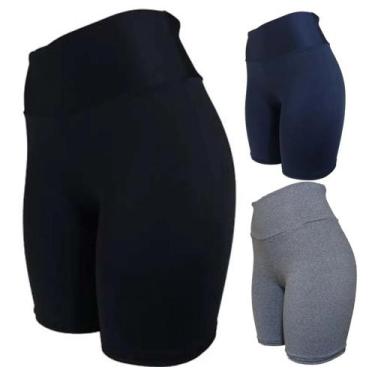 Imagem de Kit com 3 Bermudas Fitness Bermudinha Feminina Academia/ treino - Jink