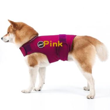 Imagem de Kodervo Colete de ansiedade para cães, rosa choque, 2GG