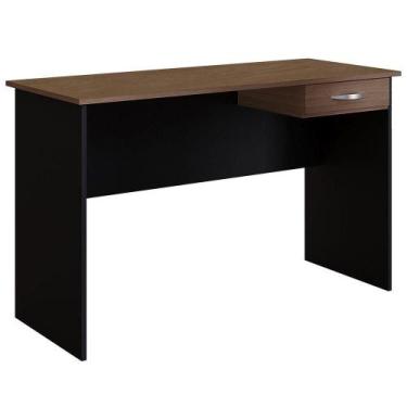 Imagem de Mesa Para Computador/notebook 1 Gaveta Mali Savana / Preto - MOBLIS MÓ