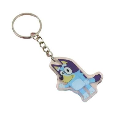 Imagem de Chaveiro De Acrílico Bluey Bingo Anime, Pingente Para Mochila De Estud