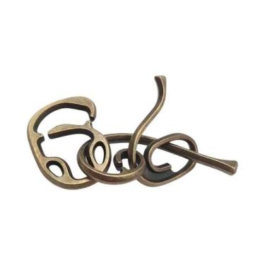 Imagem de Quebra-Cabeça De Metal Para Adultos E Crianças, Desafio De Lógica Difí