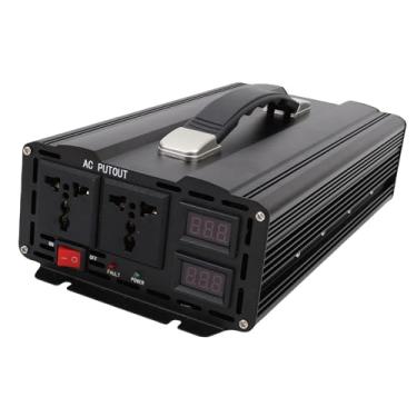 Imagem de Jiawu Inversor de Potência de 1600 W, Pico de 4500 W, Liga de Alumínio, Display LED, Inversor Com Soquetes CA, Tela de Alta Definição para Casa de Carro