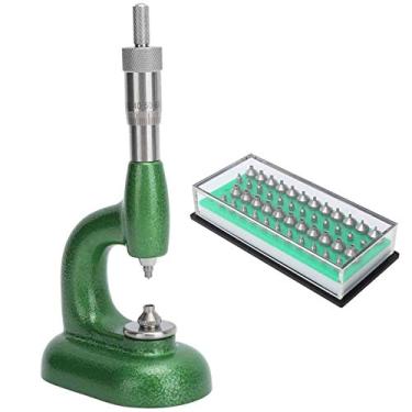 Imagem de ZJchao Ferramentas de Reparo de Relógios Relojoeiro Profissional Máquina de Configuração de Joias Micrômetro de Passo de Rosca para Configuração de Safira Rubi Em Relógios Material de (Verde)