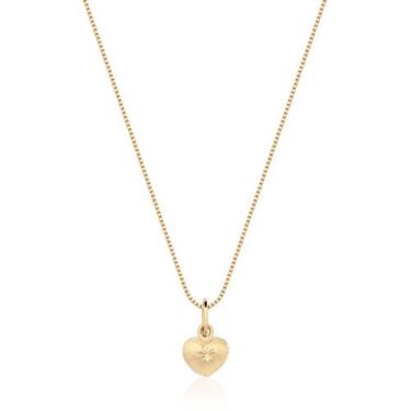 Imagem de Pingente Coração Amor Ouro 18k P38 - MAEHLER Arte Em Joias, Dourado