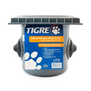 Imagem de Caixa de passagem eletrica de piso tigre suporta até 500kg