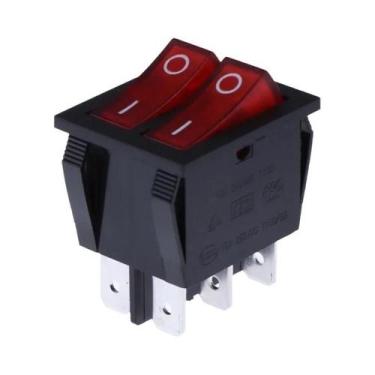 Imagem de RK1-23 Interruptor do aquecedor de óleo ON/OFF Rocker 250V/16A com bot