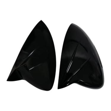 Imagem de Capa Para Espelho Lateral De Carro, Estilo Fibra De Carbono, Preta, Capa Para Espelho Lateral, Compatível Com Porsche Cayenne 2011-2014(Gloss Black)