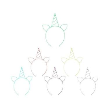 Imagem de Tiara Fluorescente Que Brilha No Escuro, 6 Peças, Suprimentos Para Fes