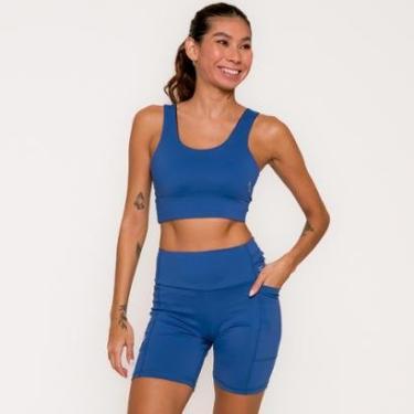 Imagem de Bermuda Feminina Com 6 Bolsos Para Corrida All Out Training-Feminino