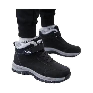 Imagem de Botas De Inverno Masculinas Com Sola Macia, Antiderrapantes, Quentes, 