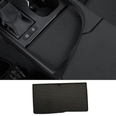 Imagem de Wiblooter Tapete de console central de carro, compatível com Lexus ES 2022 2023 2024 2025 ES250 ES300h, capa de silicone antiderrapante para carro, acessórios internos (preto)