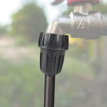 Imagem de FCOUIID Adaptador de torneira de tubo de irrigação por gotejamento para conexões de conector de mangueira de jardim de 3/10.2 cm a 1/5.1 cm, 5 peças