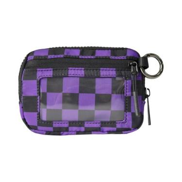 Imagem de Bolsa Retrô Portátil Para Moedas, Batom E Fones De Ouvido, Carteira Mi