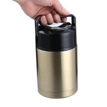 Imagem de Caixa Térmica De Aço Inoxidável De Grande Capacidade 800ML 1000ML, Rec