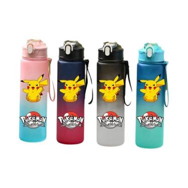 Imagem de Garrafa De Água Esportiva Pokemon Pikachu Charizard 800ML À Prova De V