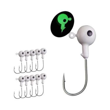 Imagem de 10 Peças De Anzóis Jig Head Para Pesca Com Iscas Artificiais Macias, I