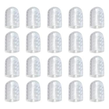 Imagem de Protetor de silicone para dedos do pé | Protetores de dedo para esportes ao ar livre, respirável transparente para mulheres e homens, treinamento esportivo, usuários de salto alto, buscadores de