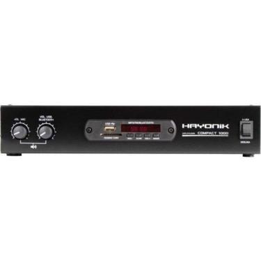 Imagem de Amplificador Hayonik Compact 1000 80W Rms Com Bluetooth