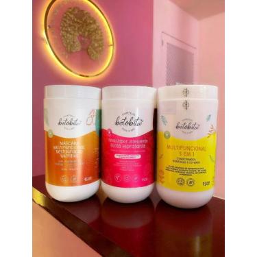 Imagem de Kit Máscara + Finalizador Gloss + Multifuncional 3 em 1 BetoBita 950g 