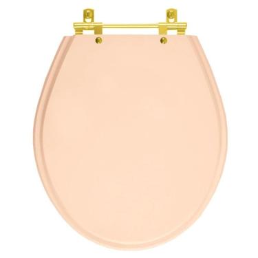 Imagem de Assento Sanitário Ravena Rosa Floral Para Vaso Deca