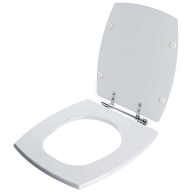 Imagem de Assento Sanitário Poliester Anturius Branco Para Vaso Luzarte