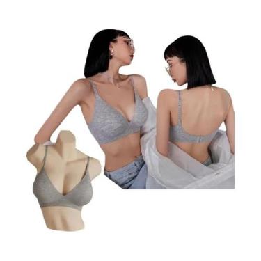 Imagem de Sutiã Sem Costura Sexy Para Mulheres, Com Decote Em V Profundo, Alças 