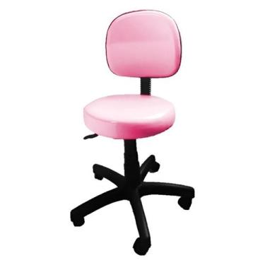 Imagem de Cadeira Mocho Giratoria Encosto Grande Ajuste Altura Várias - BEST PRO