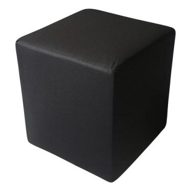 Imagem de Puff Puf Decorativo Em material sintético Promoção! - LSN MIX, Preto