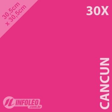 Imagem de 30 Folhas Color Plus 30,5x30,5cm 180g Cancun (rosa Escuro)