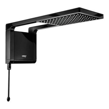 Imagem de Chuveiro Eletrônico Acqua Storm Ultra Black Lorenzetti, Preto e Cromad